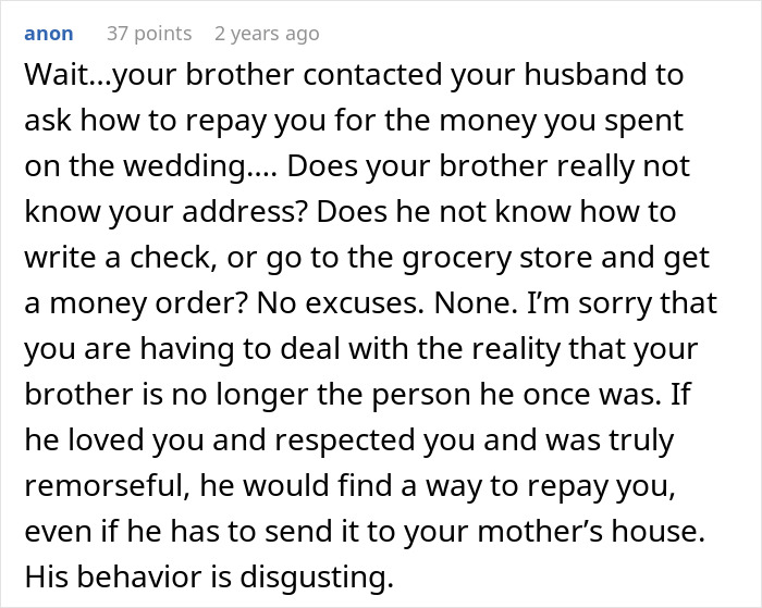 Woman Becomes Estranged From Beloved Brother After Fake Wedding Drama Destroys Trust Woman Becomes Estranged From Beloved Brother After Fake Wedding Drama Destroys Trust