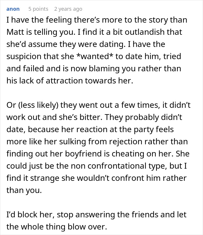 Woman Starts Dating Guy, Realizes He Might Have Been Lying About Being Single: "Stealing Her Boyfriend"