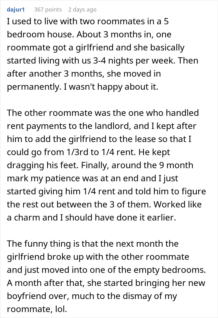 23YO Outs "Secret Roomie" To Landlord As She Has Been Squatting For Months Without Paying Rent