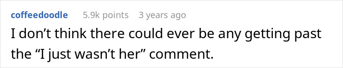 A comment highlighting the husband's hurtful comment, a factor in the pregnant woman considering divorce. A comment highlighting the husband's hurtful comment, a factor in the pregnant woman considering divorce.
