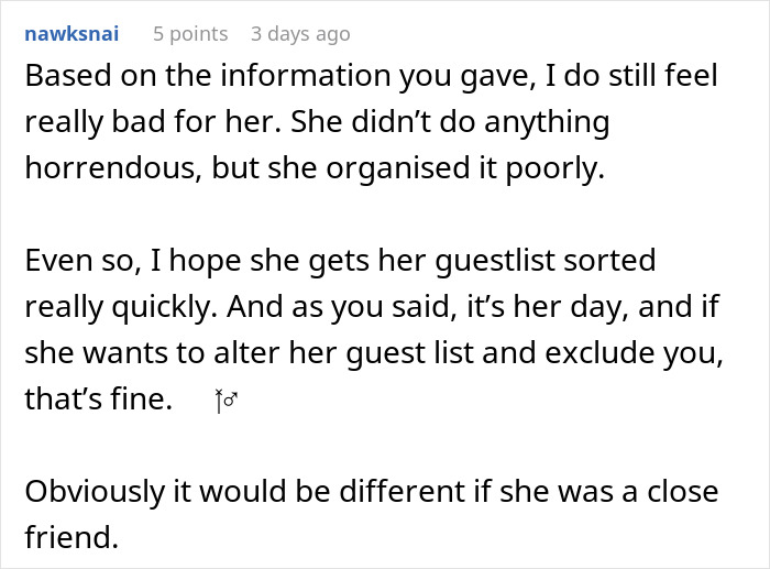 Bride Drops Friend From Wedding To Make Room For Others, It Doesn’t Go As Planned Bride Drops Friend From Wedding To Make Room For Others, It Doesn’t Go As Planned