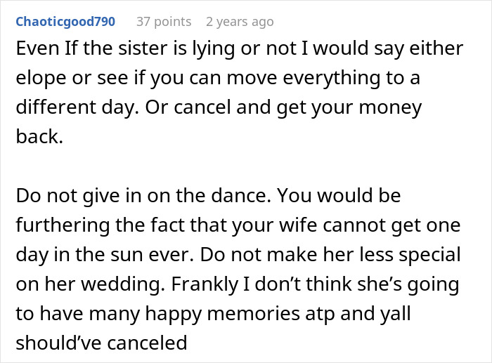 Couple Gets Annoyed That SIL With Cancer Is Taking Away From Their Wedding, It's Way Worse Than That Couple Gets Annoyed That SIL With Cancer Is Taking Away From Their Wedding, It's Way Worse Than That