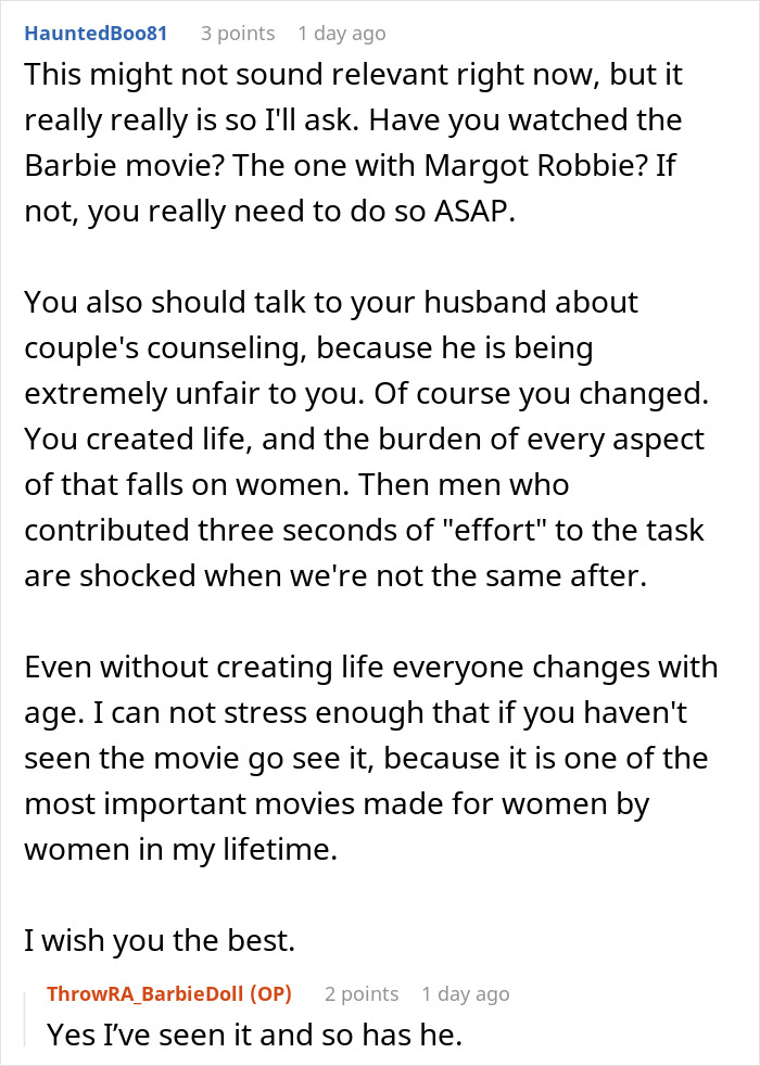 Husband Can't Believe Wife Isn't The Same "Barbie" He Married, Throws A Tantrum