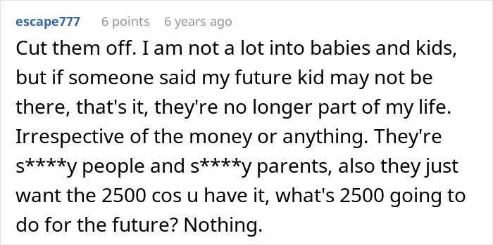 Woman Saves For Her Future Child For Years, Brother Thinks One Cruel Comment Will Get Him The Money