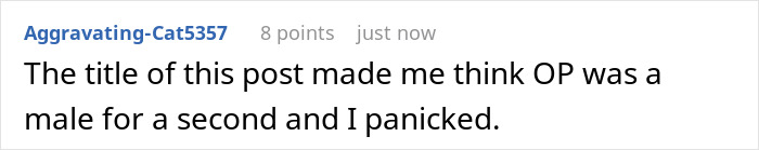 User reacting to post title about half-sister and newborn baby User reacting to post title about half-sister and newborn baby
