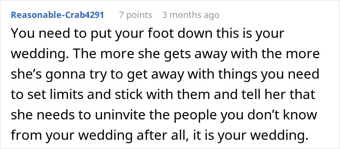 MIL Tries To Take Over Wedding Planning, Bride Can't Take It Anymore MIL Tries To Take Over Wedding Planning, Bride Can't Take It Anymore