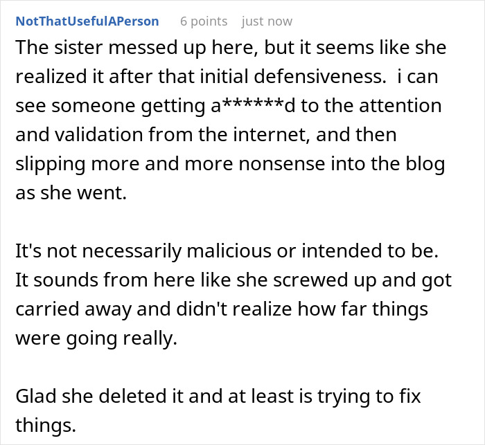 Woman Turns Family's Life Into Content For Her Blog, Gets Fired By Sis After She Refuses To Stop Woman Turns Family's Life Into Content For Her Blog, Gets Fired By Sis After She Refuses To Stop