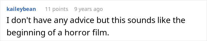 Comment comparing locked room mystery to a horror film beginning Comment comparing locked room mystery to a horror film beginning
