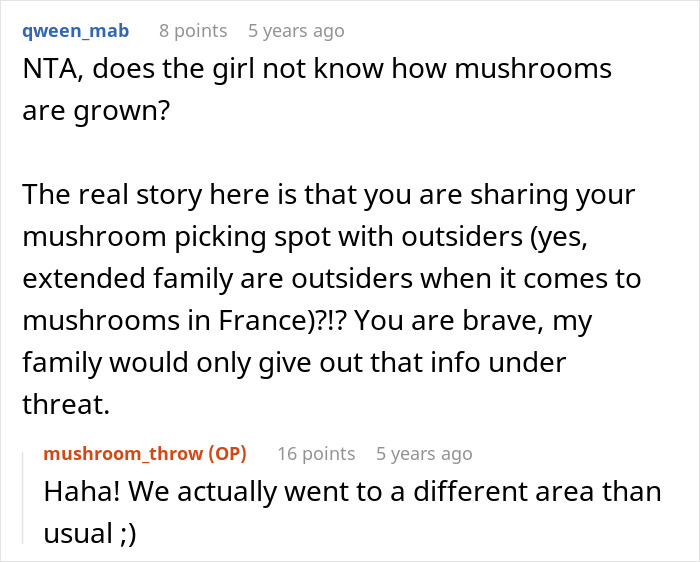 Reddit comment about mushroom growing and sharing mushroom spots Reddit comment about mushroom growing and sharing mushroom spots