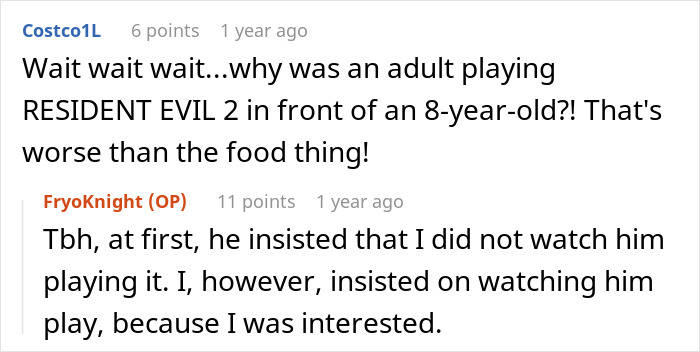 A Mom's boyfriend regrets testing a kid's food issue, showing an interaction.