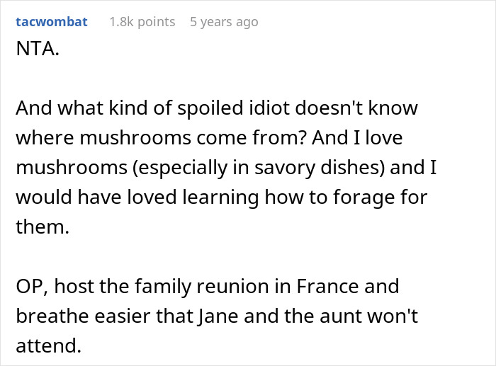 Comments discuss family reunion and cousin's offensive behavior Comments discuss family reunion and cousin's offensive behavior