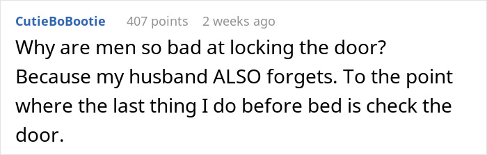 "Lesson Learned": BF Keeps Forgetting To Lock Home Door, GF Proved Right After Shocking Break In