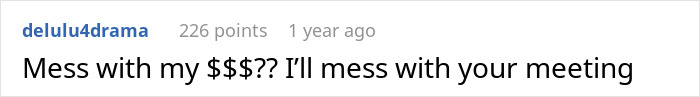 A comment about a new hire and management's illegal shenanigans: Mess with my $$$?? I'll mess with your meeting.