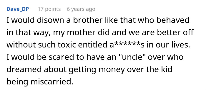 Woman Saves For Her Future Child For Years, Brother Thinks One Cruel Comment Will Get Him The Money