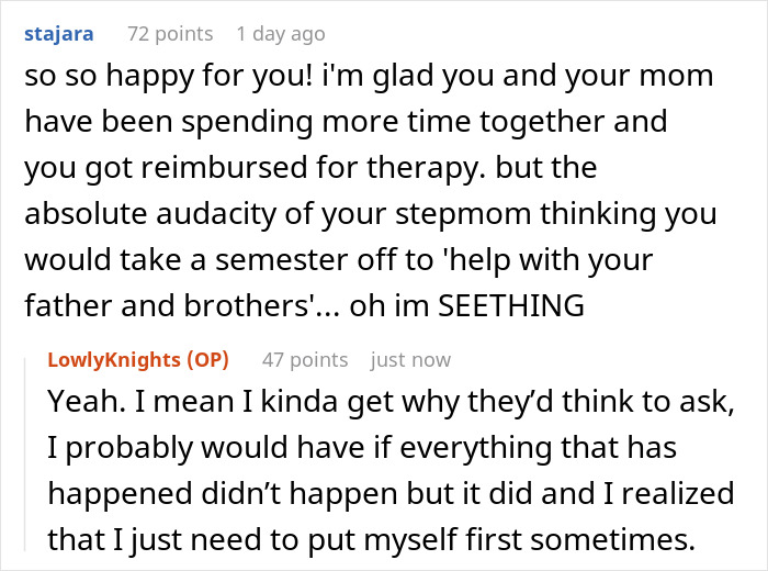 18YO Refuses To Have Dad Walk Her On Senior Night After He Held A Grudge Over One Stupid Argument 18YO Refuses To Have Dad Walk Her On Senior Night After He Held A Grudge Over One Stupid Argument