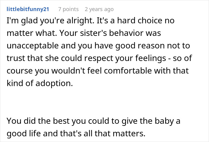 Infertile Woman Just Assumes She Can Take Pregnant Teen Sis’s Baby, Shocked When The Answer Is No Infertile Woman Just Assumes She Can Take Pregnant Teen Sis’s Baby, Shocked When The Answer Is No