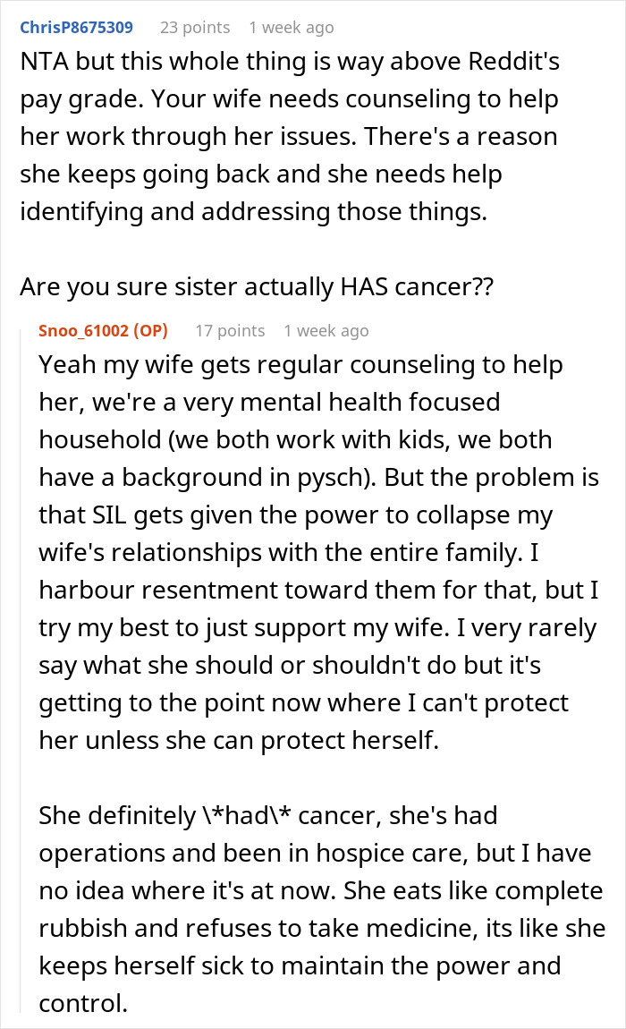 Couple Gets Annoyed That SIL With Cancer Is Taking Away From Their Wedding, It's Way Worse Than That Couple Gets Annoyed That SIL With Cancer Is Taking Away From Their Wedding, It's Way Worse Than That