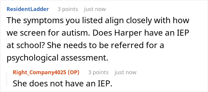 Discussion about autism screening and psychological assessment for child's health issues Discussion about autism screening and psychological assessment for child's health issues