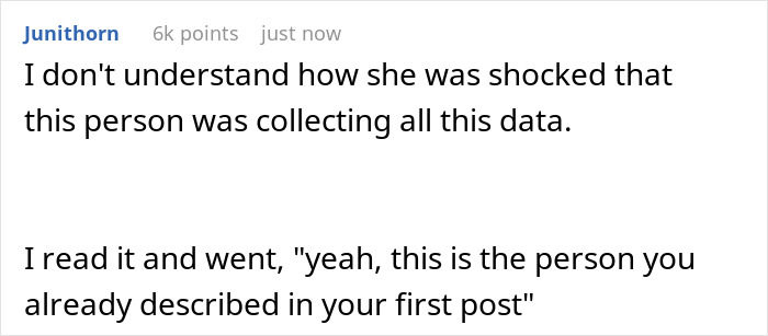 Reddit user discussing shock over data collection obsession Reddit user discussing shock over data collection obsession