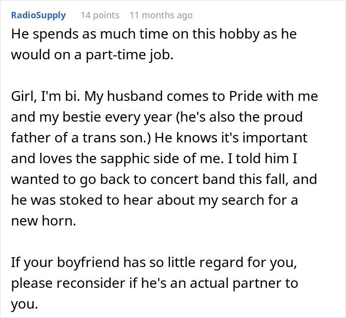 Woman Has A Moment Of Clarity And Dumps BF Who Tells Her What Is Actually Important To Him