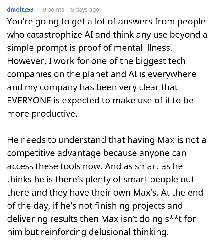 Detailed comment on AI productivity and unrealistic expectations in AI echo chamber Detailed comment on AI productivity and unrealistic expectations in AI echo chamber
