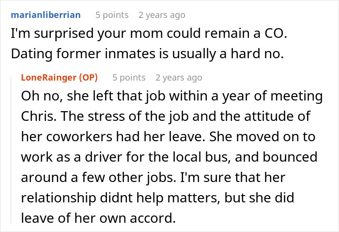 Discussion about a mom's job and her relationship with a former inmate, the cheater stepdad, now in jail. Discussion about a mom's job and her relationship with a former inmate, the cheater stepdad, now in jail.