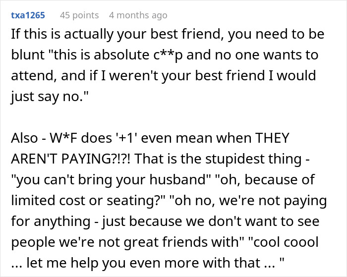 Comment advising blunt honesty about wedding plans prioritizing fiancé's wishes Comment advising blunt honesty about wedding plans prioritizing fiancé's wishes