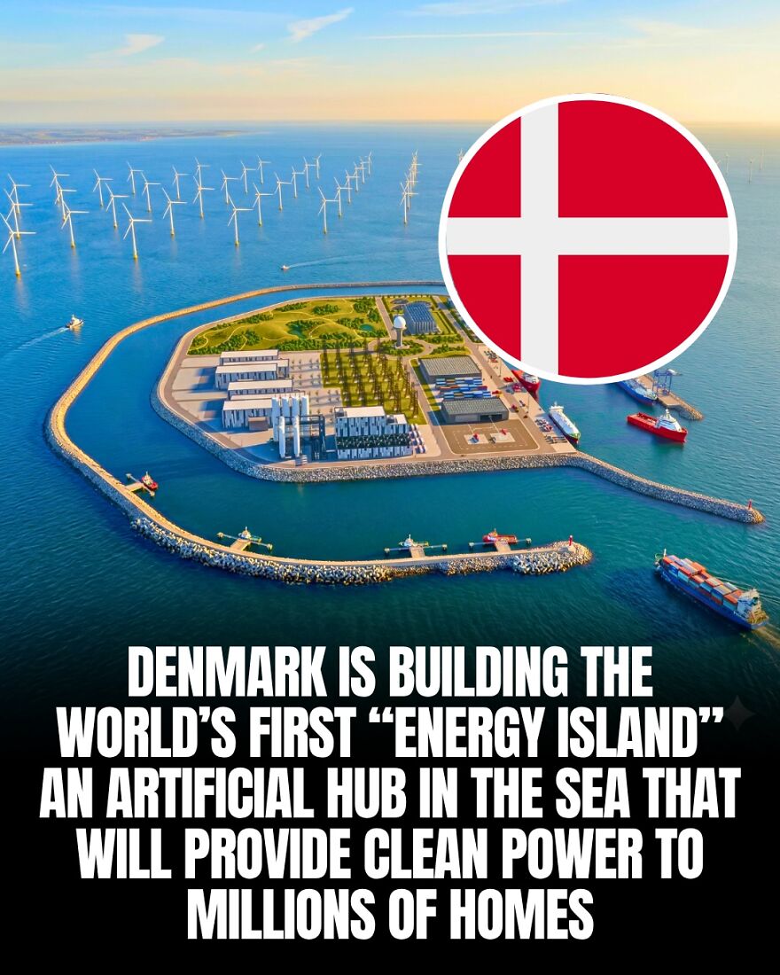 Denmark's Energy Island: clean power for humanity, teaching something new about our planet.