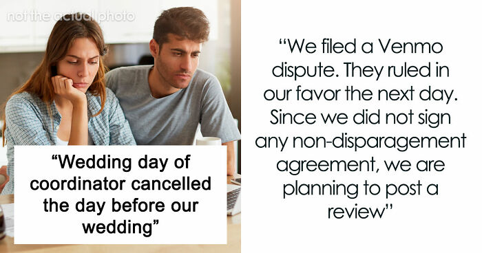 Coordinator Cancels Wedding 24 Hours Before, Then Tries To Silence The Bride