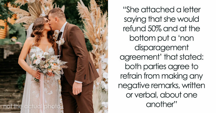 Coordinator Cancels Wedding 24 Hours Before The Wedding, Then Tries To Silence The Bride