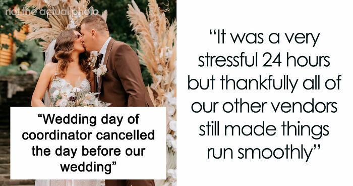 Coordinator Cancels Wedding 24 Hours Before The Wedding, Then Tries To Silence The Bride