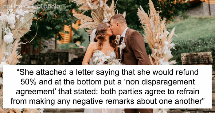 Coordinator Cancels Wedding 24 Hours Before The Wedding, Then Tries To Silence The Bride