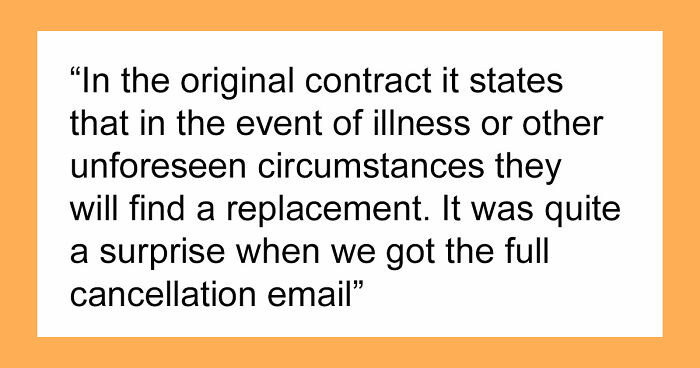 Coordinator Cancels Wedding 24 Hours Before The Wedding, Then Tries To Silence The Bride