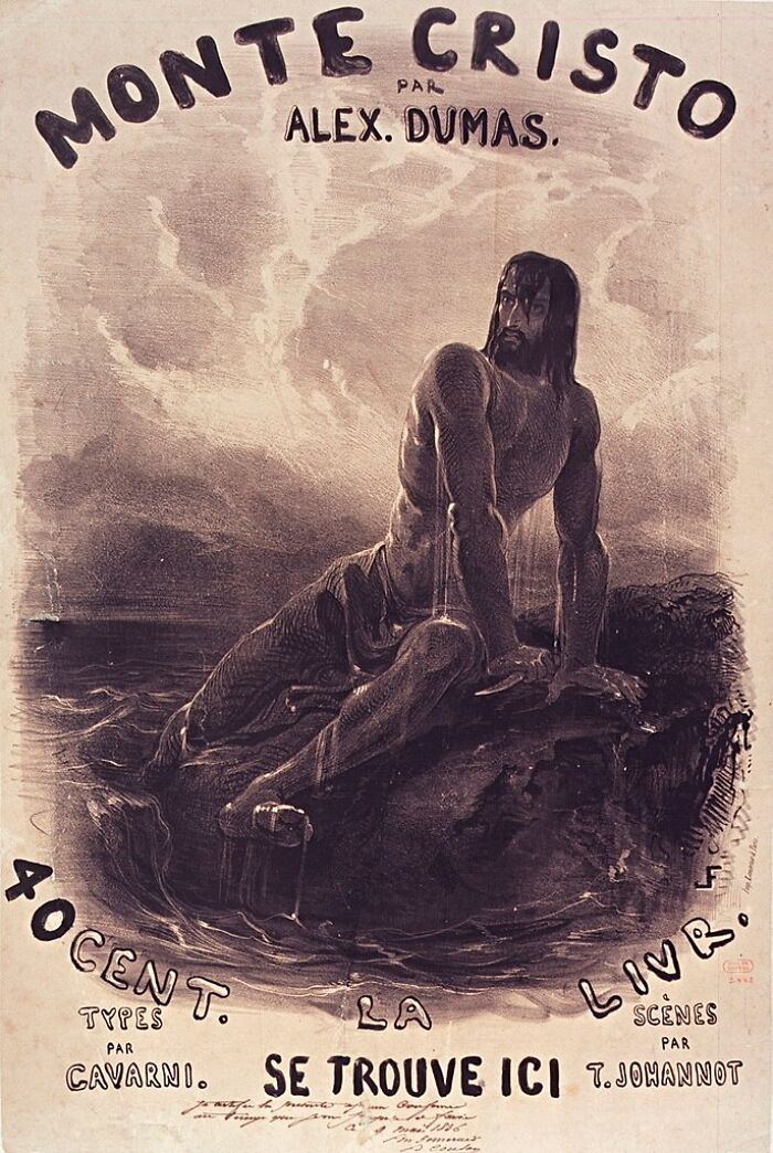 Vintage Monte Cristo cover illustrating historical acts of revenge