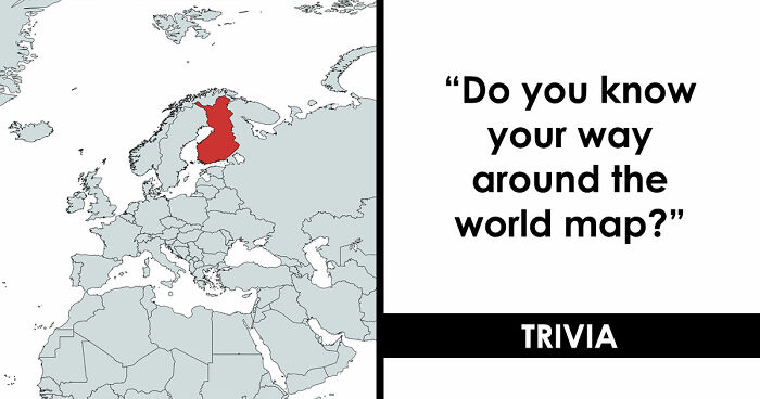 If You Know Where Finland Is, Try Naming 17 Other Countries From A Single Map Point