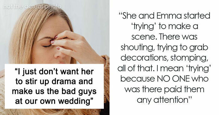 Entitled Mom Wants All Eyes On Her And Her Daughter During Brothers Wedding, Gets Dragged Instead
