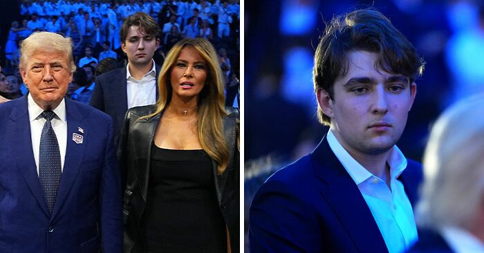 Barron Trump’s UFC Appearance Fuels Concern And Wild Speculation About His Changed Look: “Absolutely Miserable”