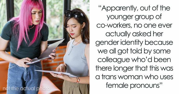 “Am I The Jerk For Pointing Out That My Co-Worker Is Trans/Doesn’t Pass?”