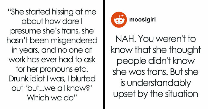 Trans Woman Mad At Coworker Who “Clocked” Her Identity, Which She Thought Was A Secret All Along