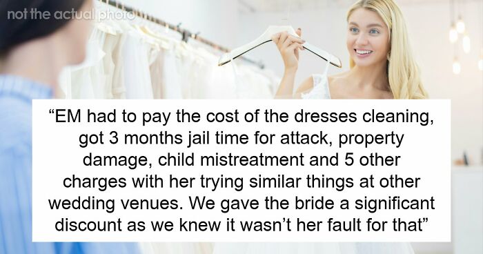 Entitled Mom Ignores Bridal Shop Rules, Dumps Coffee On A $2K Dress And Ends The Day In Handcuffs