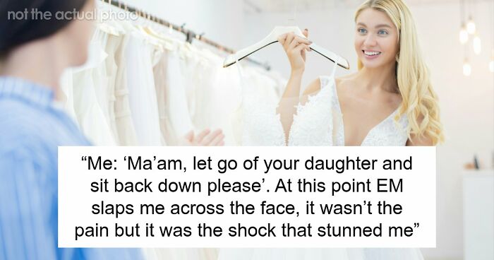 Entitled Mom Ignores Bridal Shop Rules, Dumps Coffee On A $2K Dress And Ends The Day In Handcuffs