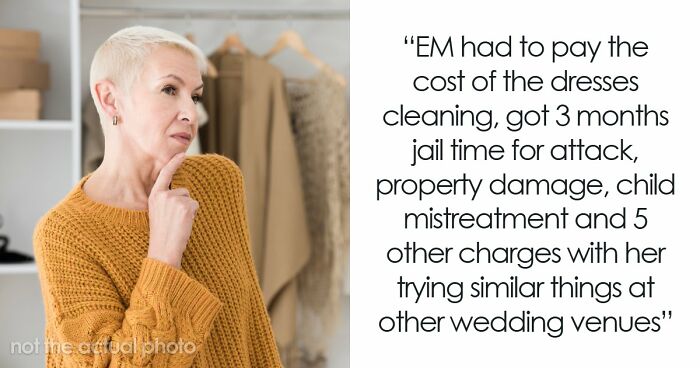 Entitled Mom Ignores Bridal Shop Rules, Dumps Coffee On A $2K Dress And Ends The Day In Handcuffs