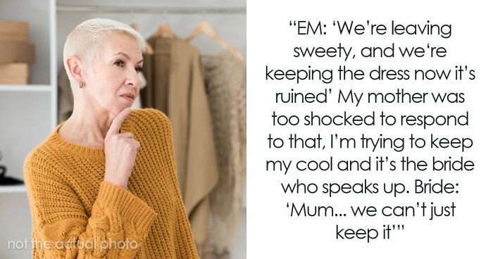 Entitled Mom Ignores Bridal Shop Rules, Dumps Coffee On A $2K Dress And Ends The Day In Handcuffs