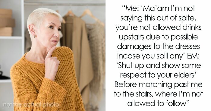 Entitled Mom Ignores Bridal Shop Rules, Dumps Coffee On A $2K Dress And Ends The Day In Handcuffs