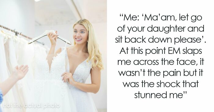 Entitled Mom Ignores Bridal Shop Rules, Dumps Coffee On A $2K Dress And Ends The Day In Handcuffs