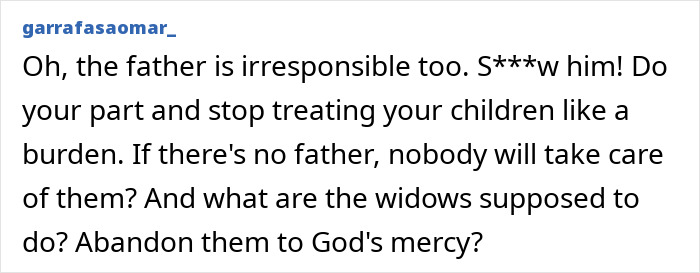 A comment about a biker finding baby crawling out at night and mom's motives.