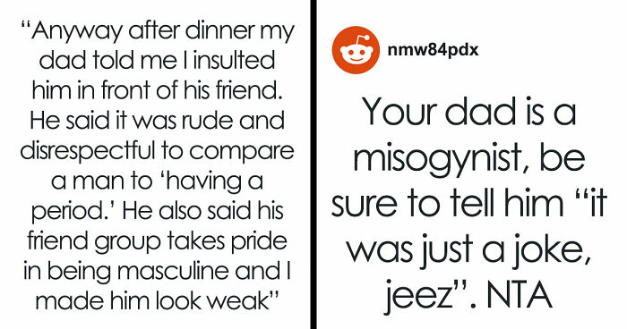 Teen Calls Out Dad’s Double Standard After He Mocks Women’s Periods, He Says She Humiliated Him