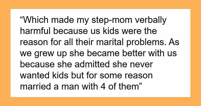 Siblings Aghast As Dad Marries Secretly To Tell Lies About Ex To New Wife, Who Takes It Out On Kids