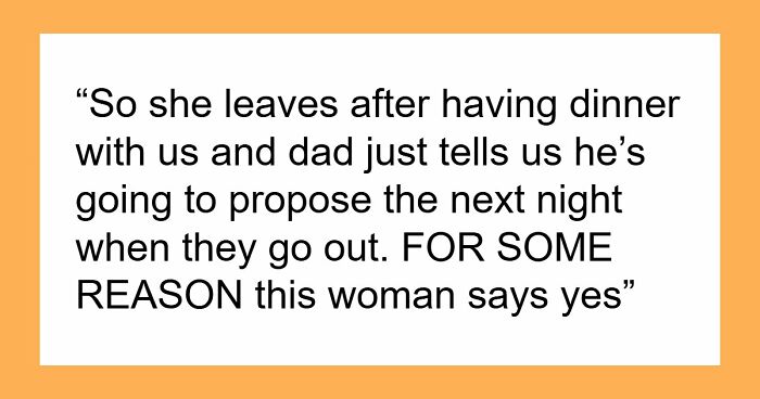 Bride Wants To Spite Dad For His Secret Wedding Years Back, Plans On Inviting Ex-Stepmom For Hers
