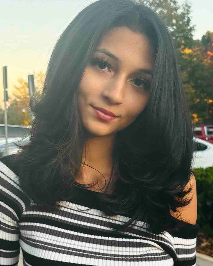 Portrait of the daughter in a disturbing relationship with her dad, sparking outrage over his sentence.